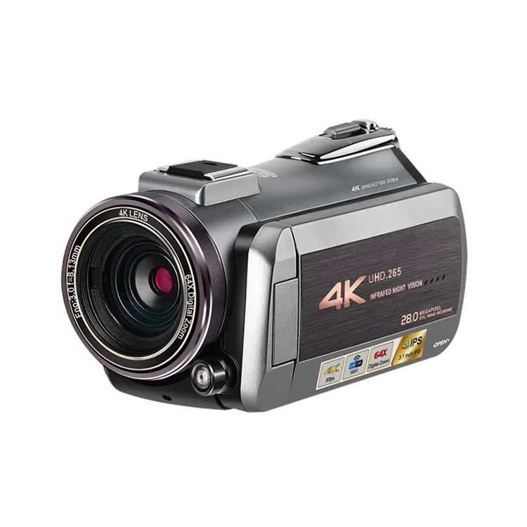 ★ 4K Ultra HDデジタルビデオカメラ ビデオ録画写真カムコーダー 4K-Live-Streaming-Digital-