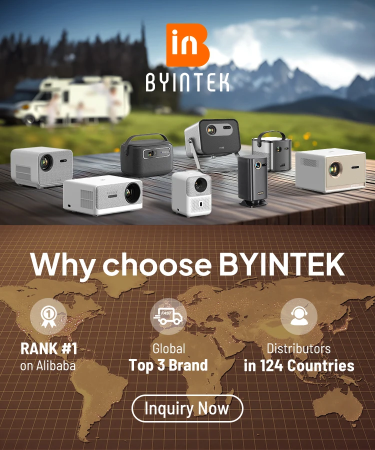 BYINTEK P70 Mini DLP Android Smart Wifi 3D Portable Projector