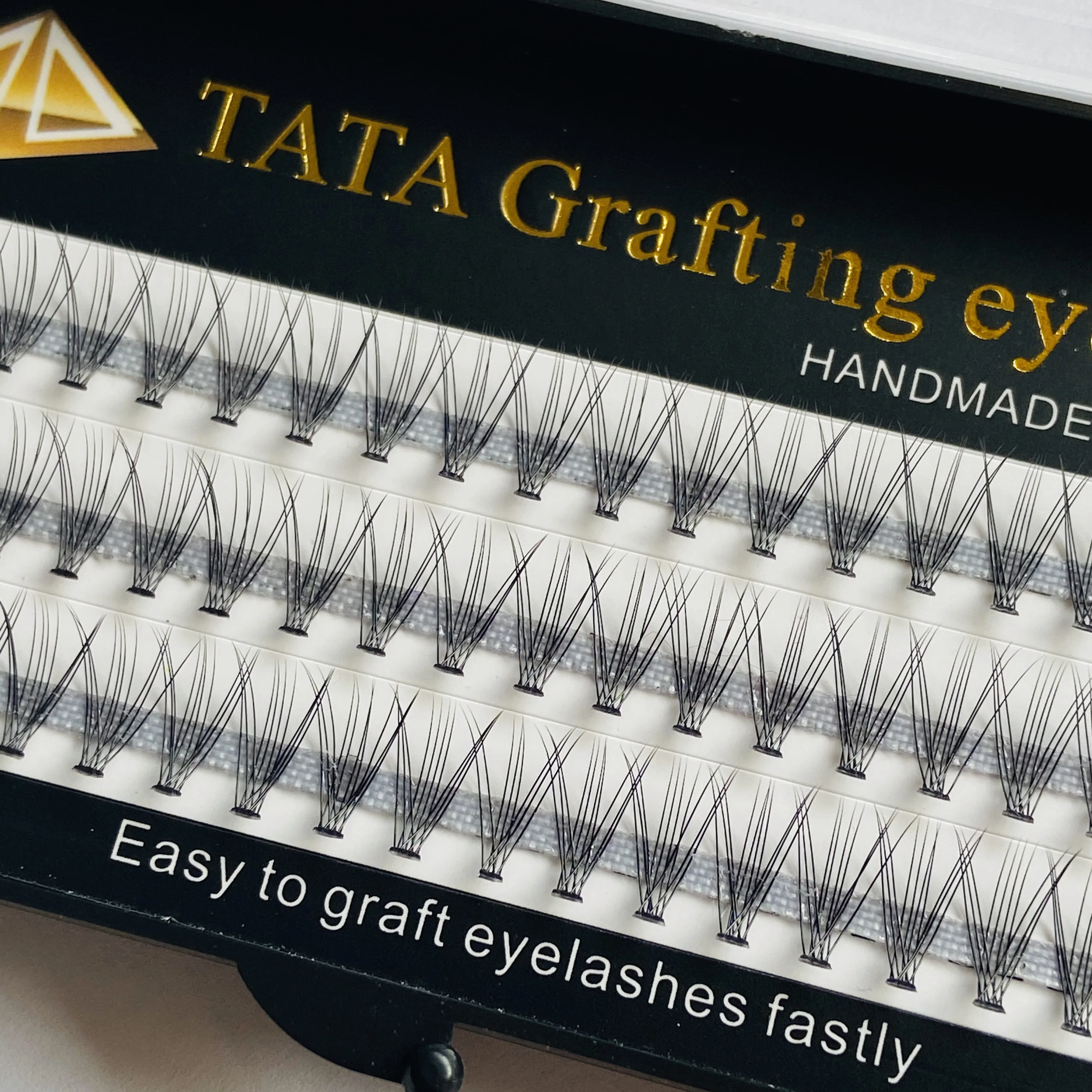 Накладные ресницы с нагревом 10D, русский объем, наращивание ресниц, Индивидуальные Накладные ресницы