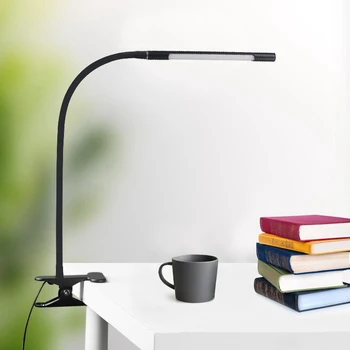 2020 hot sales usb room flexible light book led table lamp reading computer clip on bed desk lamp