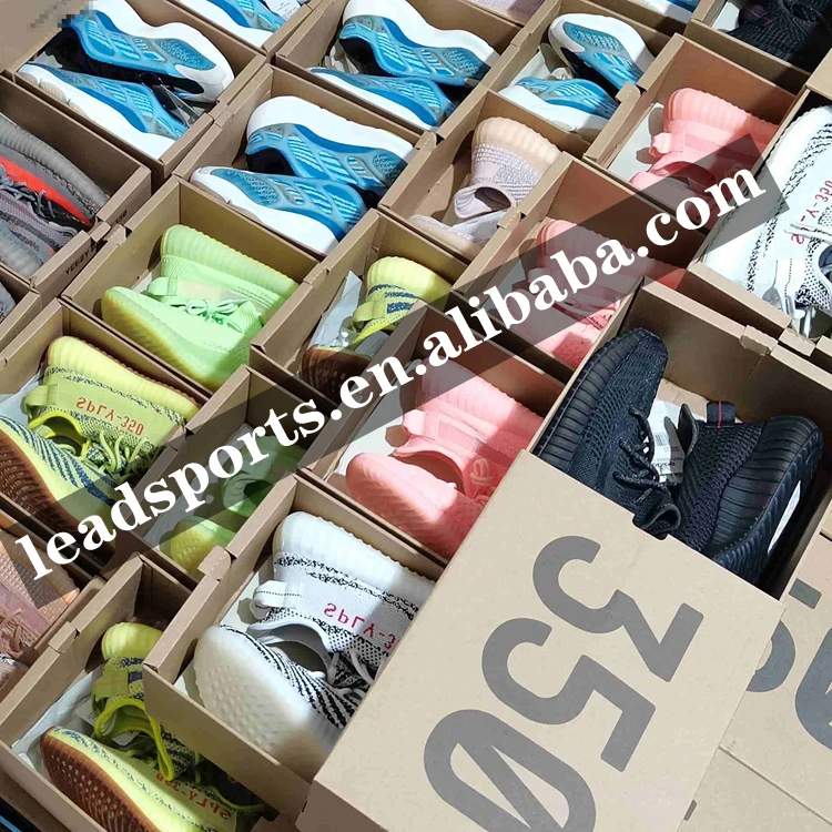 2021 мужские и женские, оптовая продажа, Stockx Yeezy 350 V2 380 700 500 450 с коробкой 1:1, светоотражающая повседневная спортивная обувь для бега, кроссовки