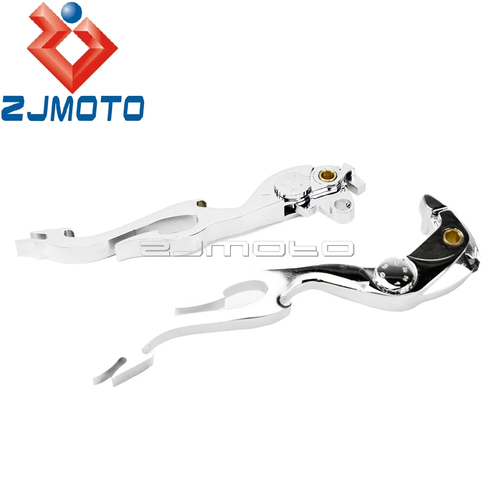 Motorcycle Aluminum Wide Blade Fire Flame Brake Clutch Levers For HONDA CB1000R 2008-2016 CBR1000RR 2004-2007