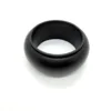Brazalete estrecho de cuero negro