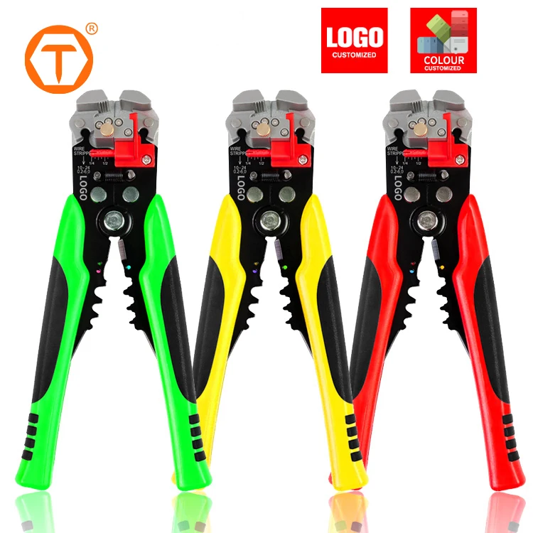 Multifunction Heat Shrink Connectors Length Self Adjusting Multy  Insulated Crimping Wire Stripper Cable Cutter Plier Tool