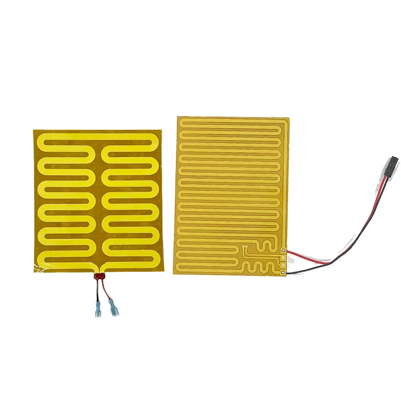 10*10cm DC Customized Square PI Flexible Infrared Carbon Polyimide Film Heater Heating Flat Element Thin Foil