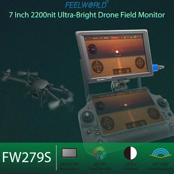 FEELWORLD FW279S 7" High Brightness 2200nit On-Camera Monitor for DSLR & Mirrorless Cameras with 1920x1200 IPS Panel detail image