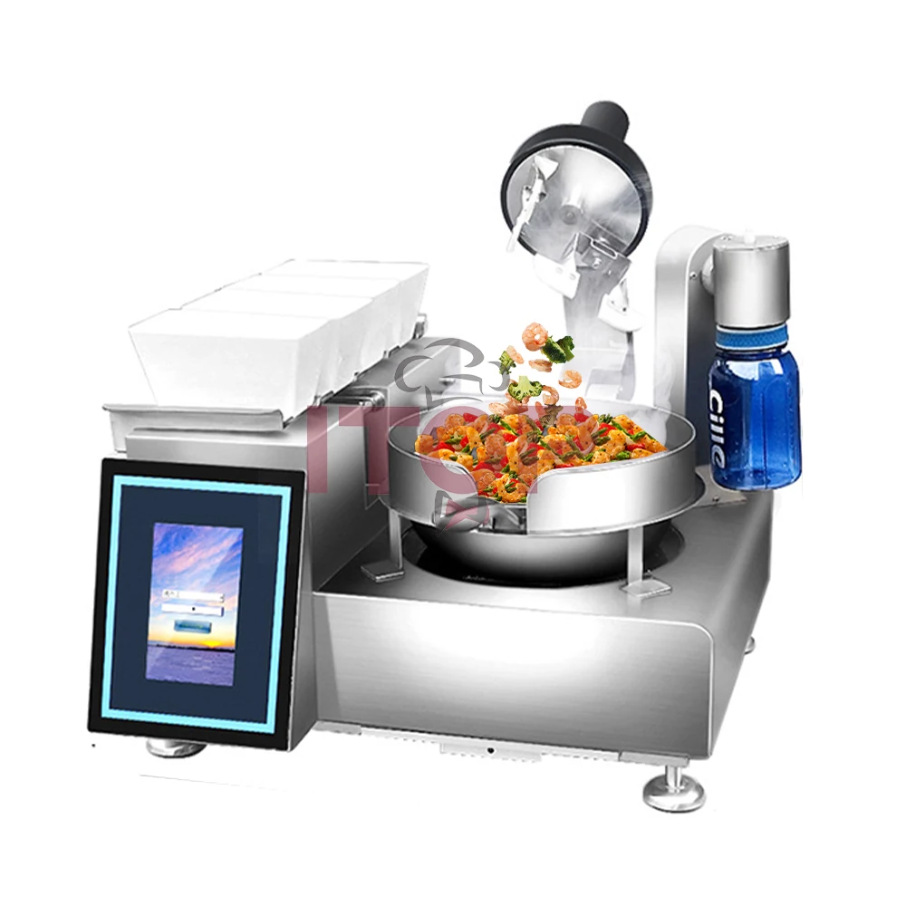 Restaurant Auto Cooking Machine Stir Fryer Healthy and Safety Rotating Automatic Wok Cooking Machine Fry Fried Rice Machine