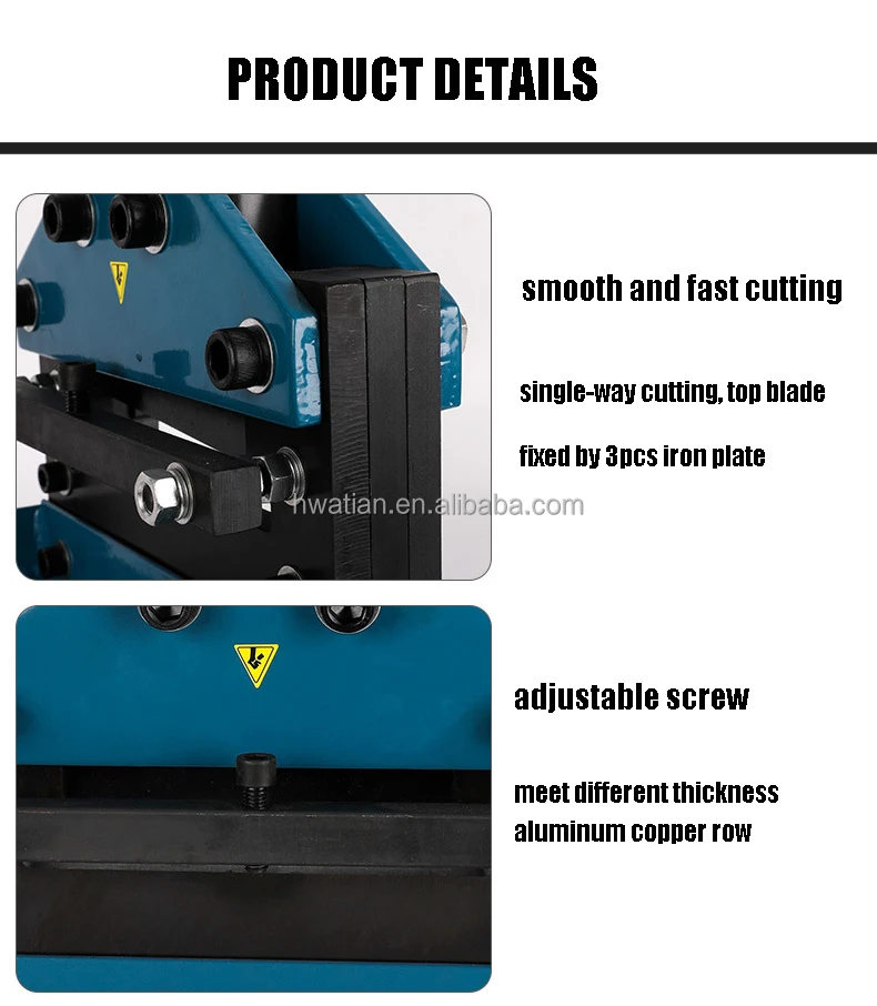 CWC-150 CWC-200 hydraulic cutting machine applicable to the electric cabinet industry copper bar processing machine