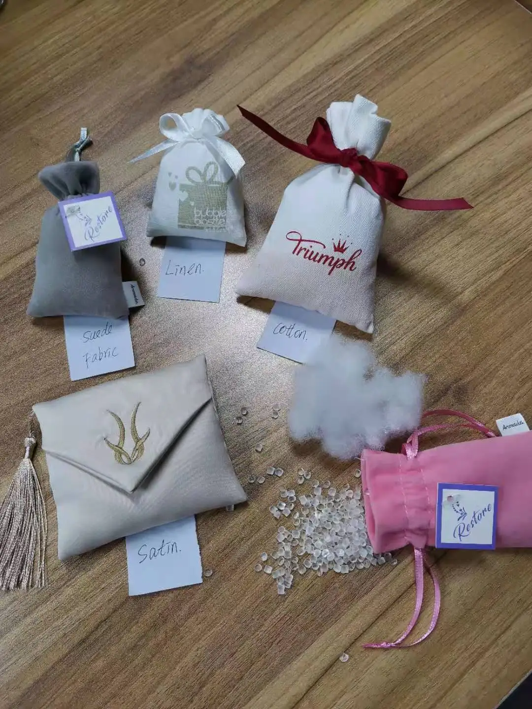 product wholesale custom car air freshener scented sachets eco aroma beads diffuser linen bags fabric fragrance sachet for home-7