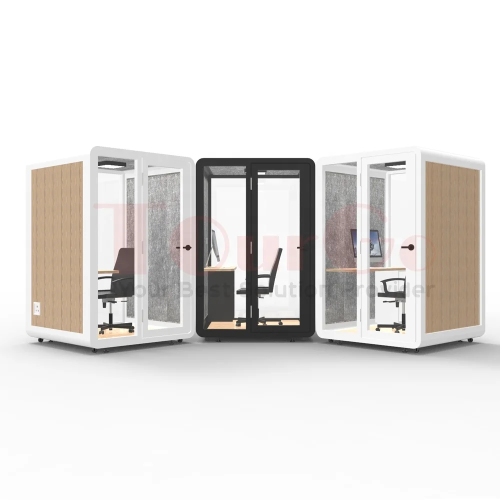 室内隔音办公室pod privated电话亭家