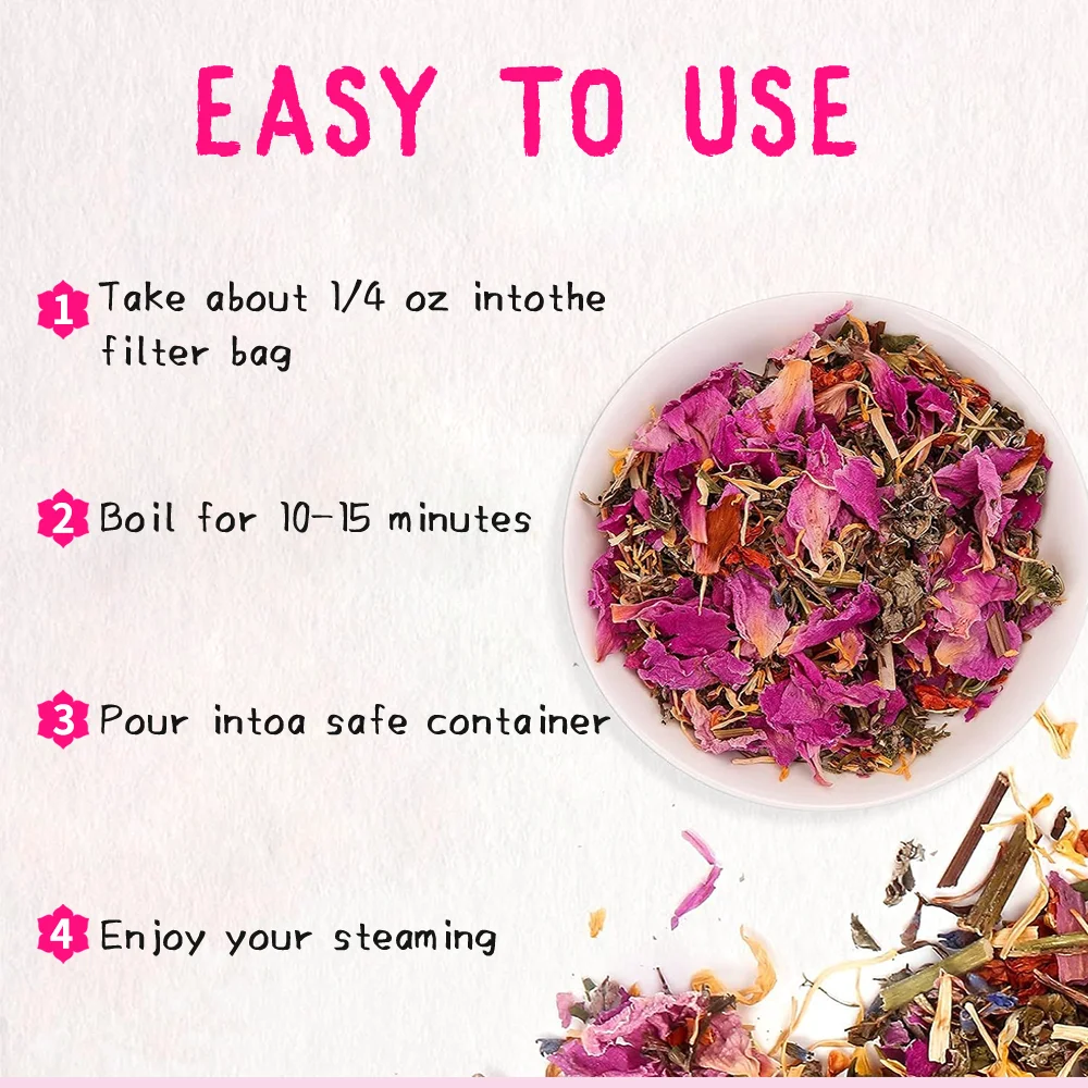 Natural Organic 100% Yoni Steam Herbs Bulk Wholesale Vagina Steaming ...