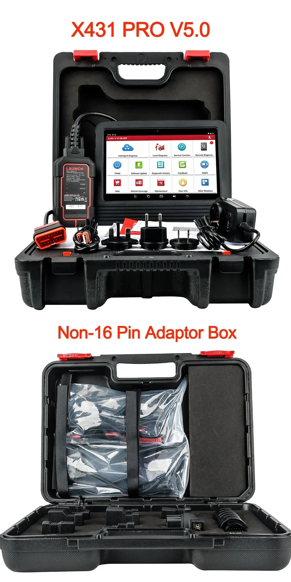 LAUNCH X431 Pro V 5.0 Car OBD2 Bidirectional Diagnostic Scanner Tool ECU Coding