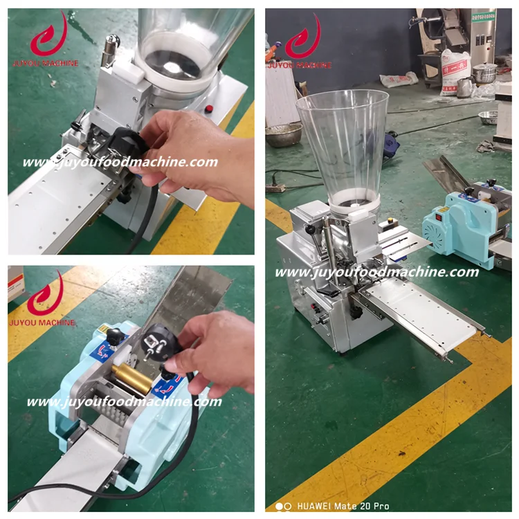 Multifunctional Gyoza Wonton Dumpling Skin Wrapper Making Forming Machine for Sale