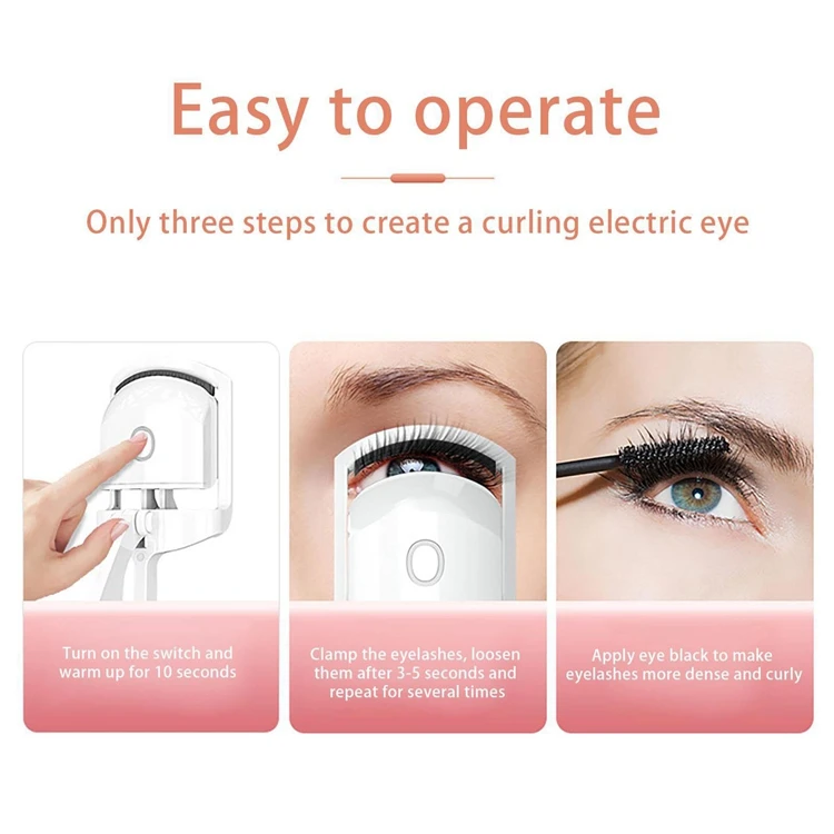 Wholesale Portable Smart Heated Electric Lash Curler Easy Curling