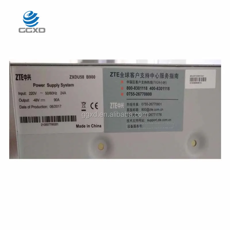 ZTE ZXDU58 B900 48V 60A Telecom Power Supply System with 3 ZXD030