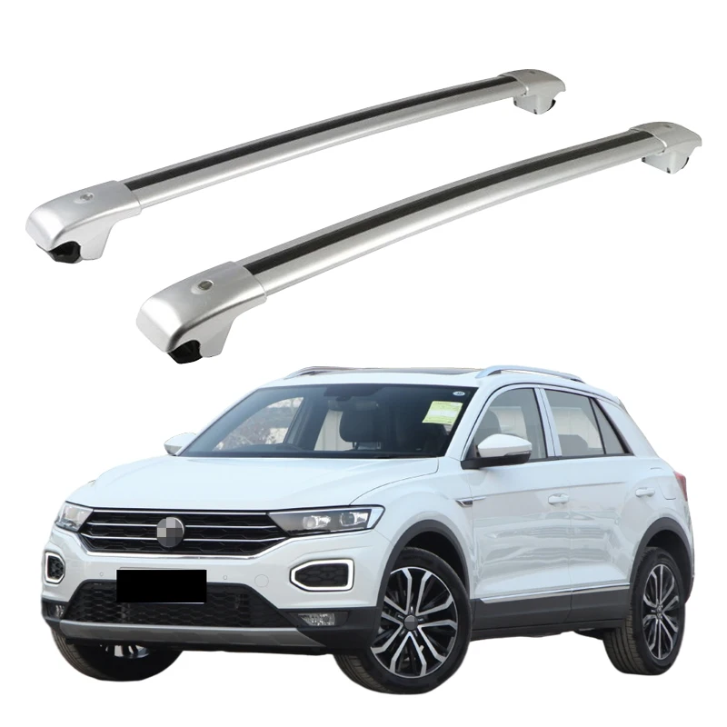 Cross bar Frame Guality Aluminum Universal Luggage bar Car Roof Rack for  Volkswagen for VW T-ROC 2018-2023