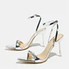 Silver(heel height 10cm)