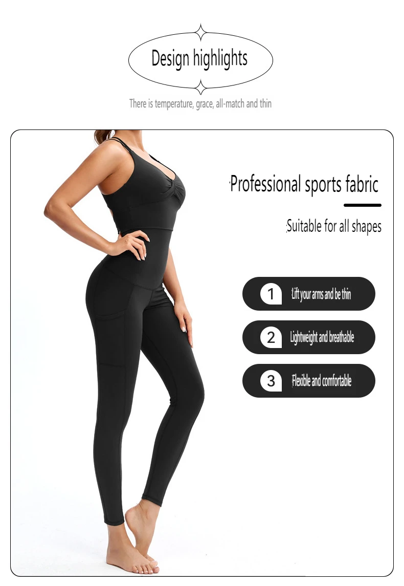 Supply Women's High Waisted Tummy Tuck Yoga Pants Hip Tightening Sports  Fitness Clothing Quick Drying Pocket Yoga Clothing