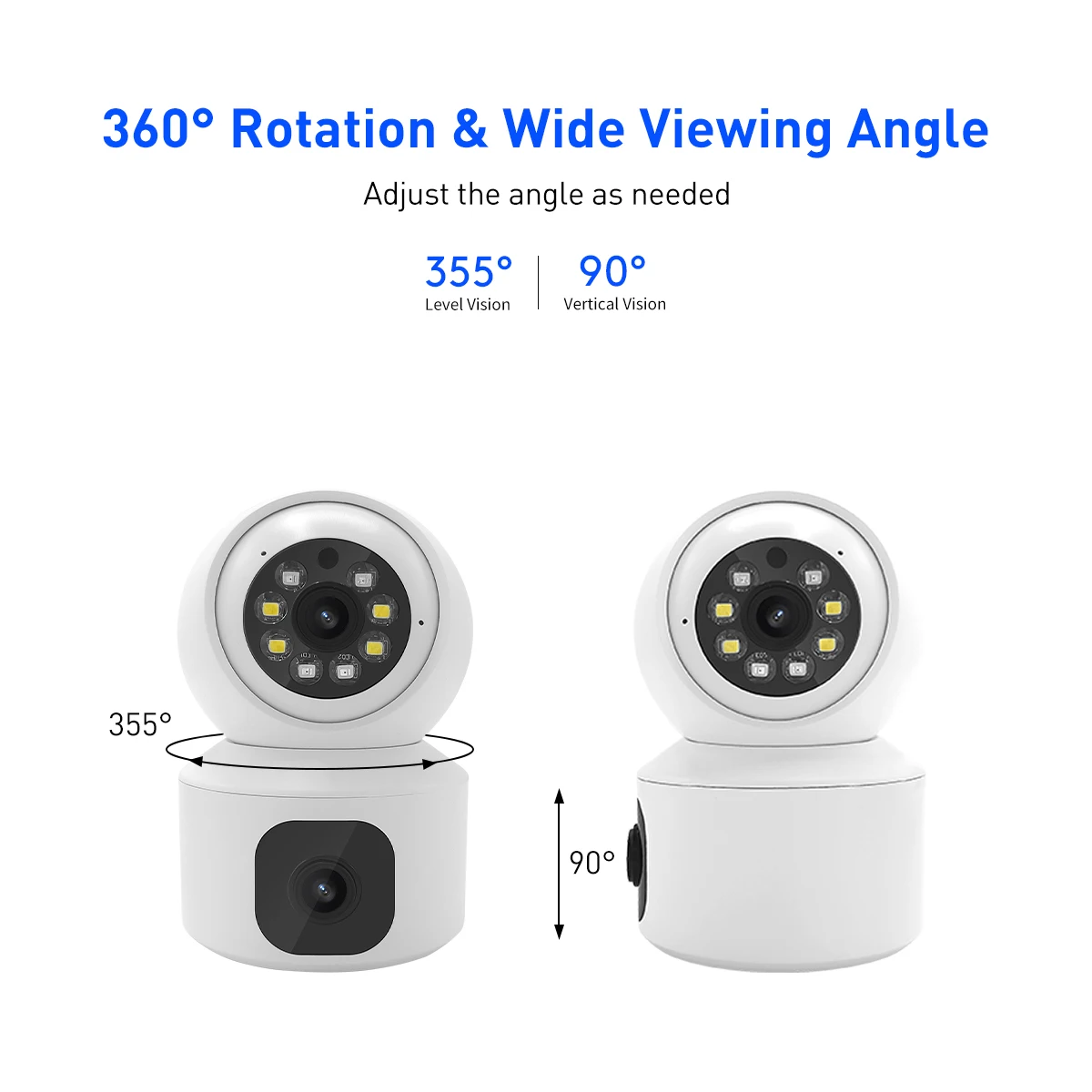 product v380 dual view 2mp indoor wifi security camera hd ptz cctv with night vision alarm storage motion detection tf card  cloud data-63