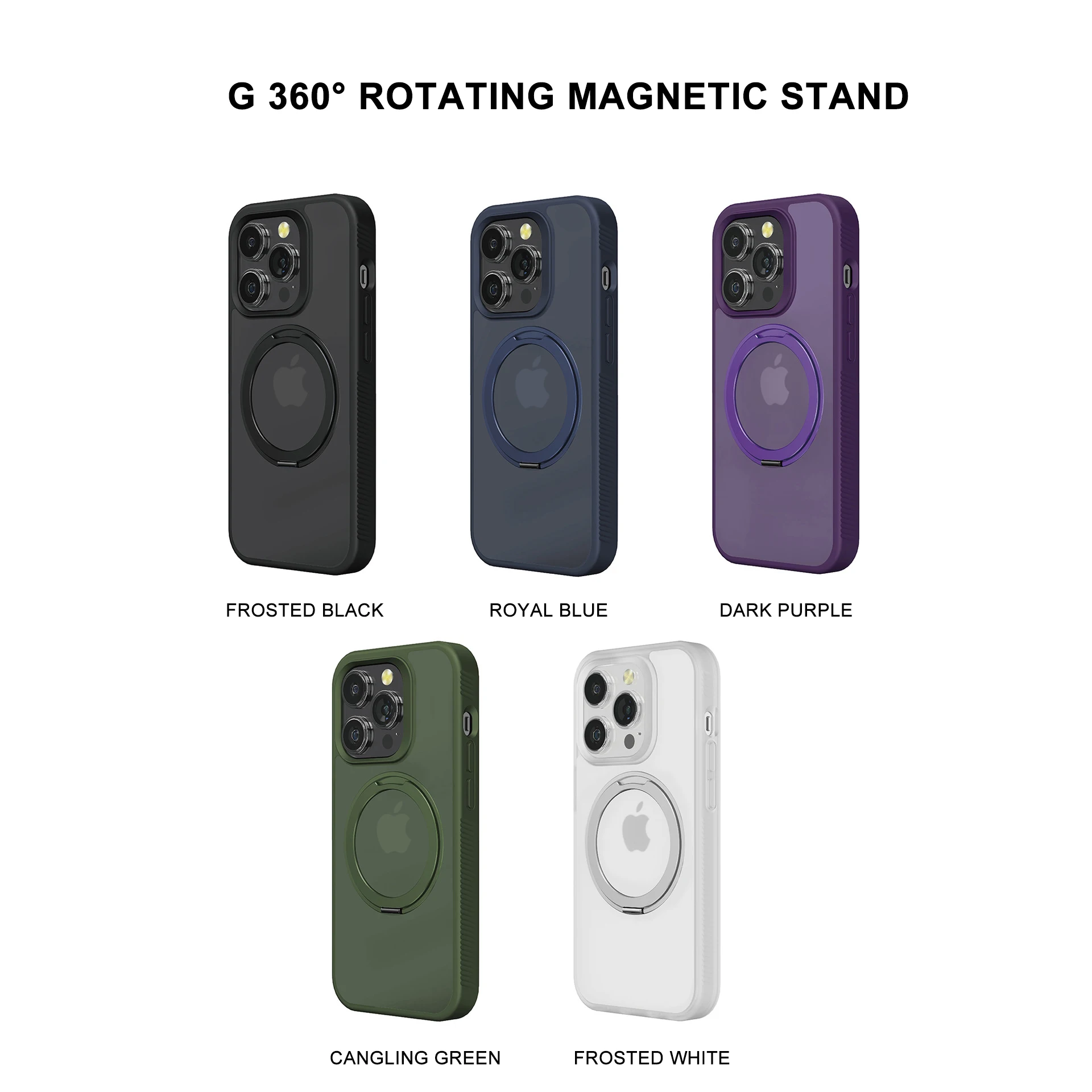 2023 Purple Shockproof For Iphone 14 Pro Case Magsafe