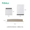 Countertop cleaning brush set with sink backsplash