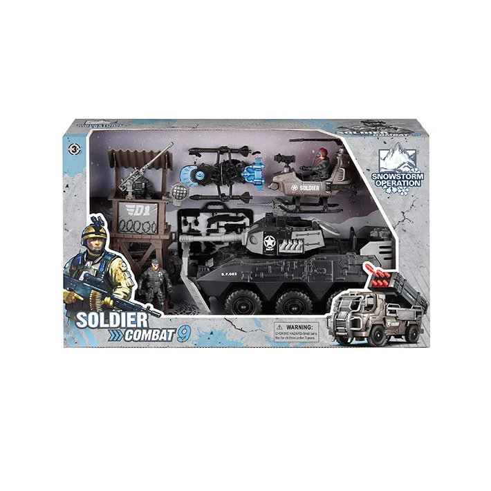 military tank play set