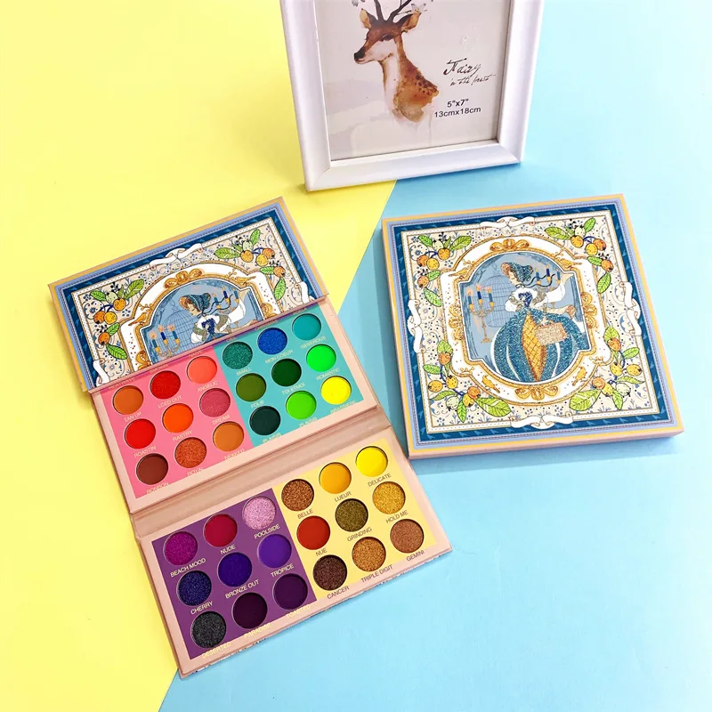performance-stage-makeup-cartoon-cinderella-72-color-pearl-gloss-gloss