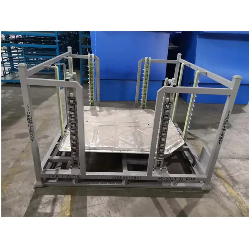 Customized Steel Material Handling Rack Storage Pallet Logistics Trolley Hood Storage Rack Caddy