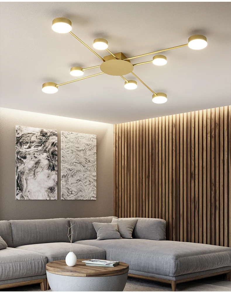 New Arrival LED Ceiling Lamp for Living Room Nordic  Home Deco Lamps Living Room Bedroom Led Ceiling Lights