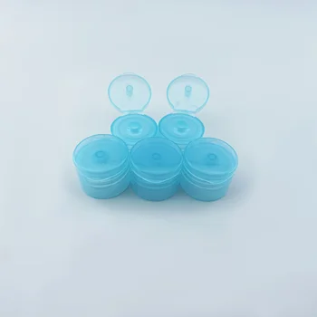 Factory Selling 28mm Glossy Flip Caps Shower Gel Bottle Cover Customizable Hand Sanitizer Lift Off Cap 28/410 Flip Top Cap