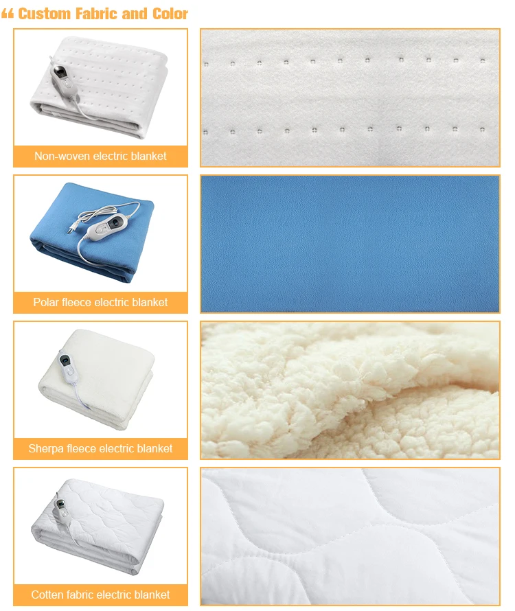 220v Hot Selling Nonwoven Fabric Polyester Thermal Under Blanket