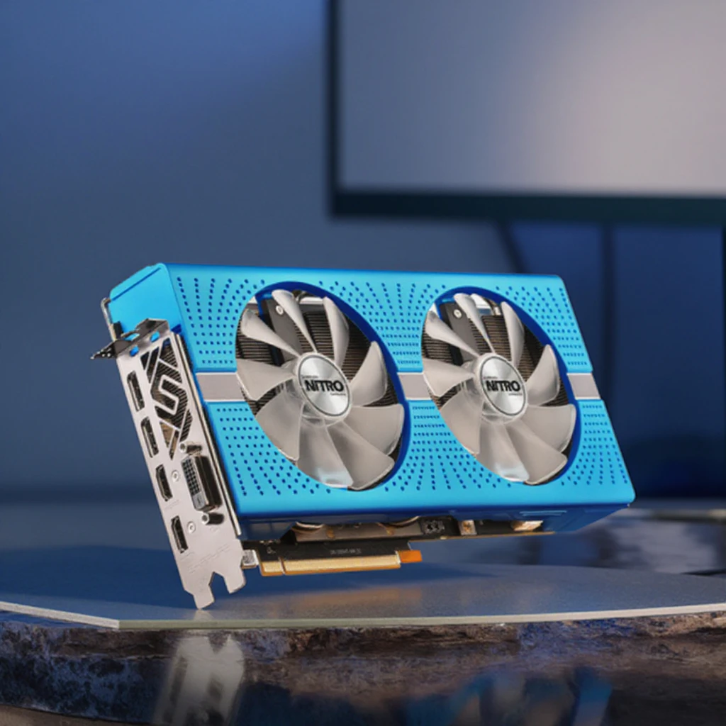 Used RX 590 8GB Graphics Card GDDR5 Gaming PC Upgrade