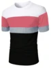 Blanco, rosa, gris, negro