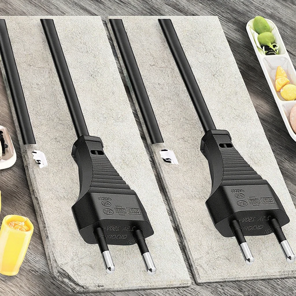 EU Plug IEC C7 European 2Pin Cee Extension Cord PVC VDE Certified AC Power Cable for Home Appliance Industrial Equipment factory