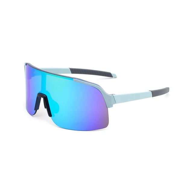 Sport glasses stock high quality outdoor tr90 half frame UV400 women bike cycling sunglasses men