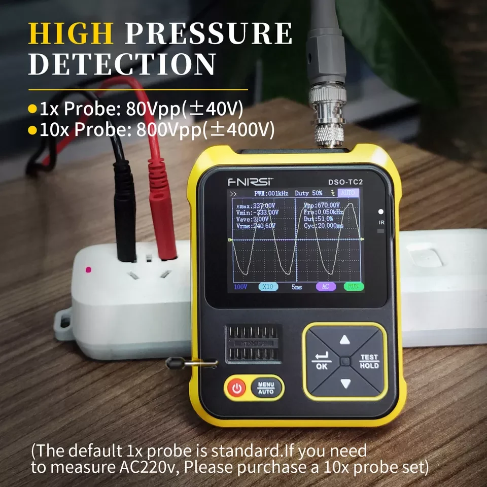 Laboratory dual channel oscilloscope