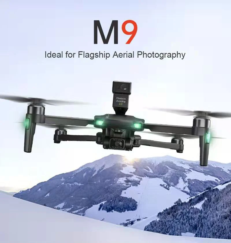 AiJH M9 6K Remote Control 5G Drones Professional Photography Long Distance FPV Drones With HD Camera and GPS Camera Drone