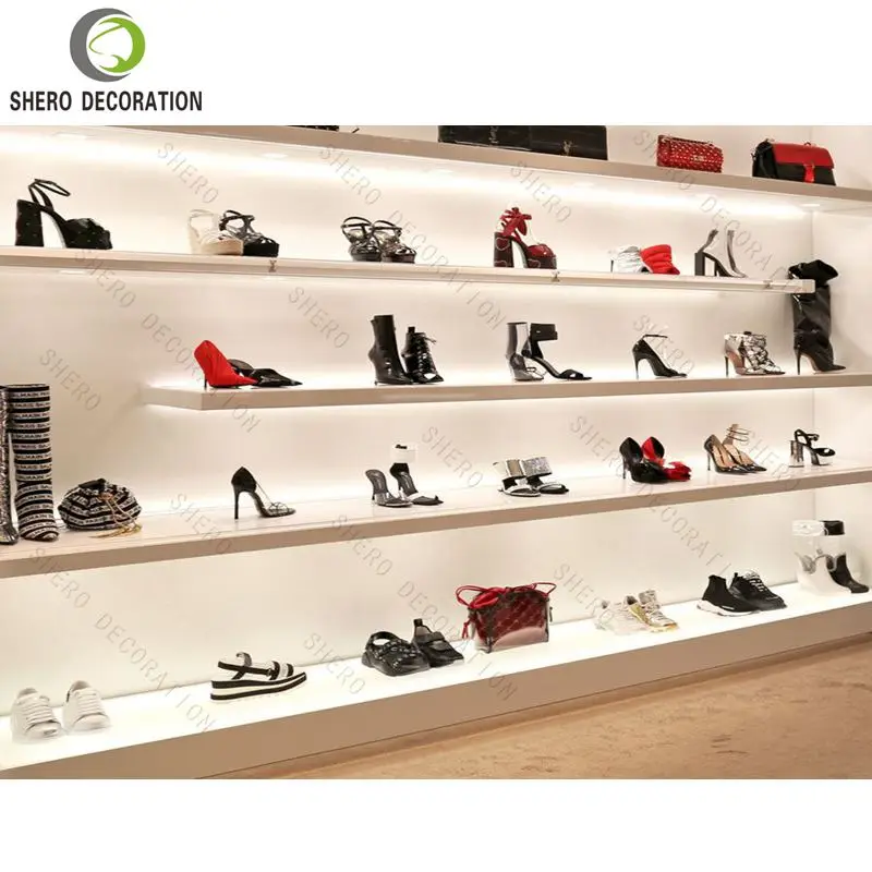 High Heel Women Shop Design Showcase Shoes Shops Interior Design Shoes  Store Display Rack
