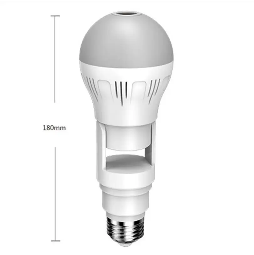 Security Camera APP Control Wireless CCTV Monitor WIFI Monitoring Bulb 1080P WiFi IP Camera Bulb LED Light 360 Degree Fisheye
