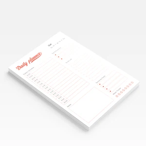 Premium New Arrival Custom Do List Notepad Journal Organizer Agenda Book 54 Weeks Yearly Notebook Weekly Planner Customized Size