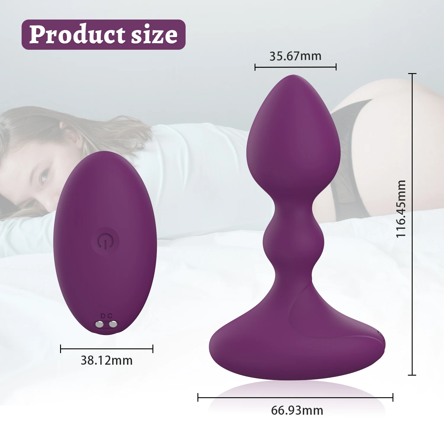Ylove Prostate Massager Vibrator Butt Plug for Men & Anal Toys 10 Vibrations, Waterproof, Silicone Safe for Gays Ylove Prostate Massager Vibrator Butt Plug for Men & Anal Toys 10 Vibrations, Waterproof, Silicone Safe for Gays