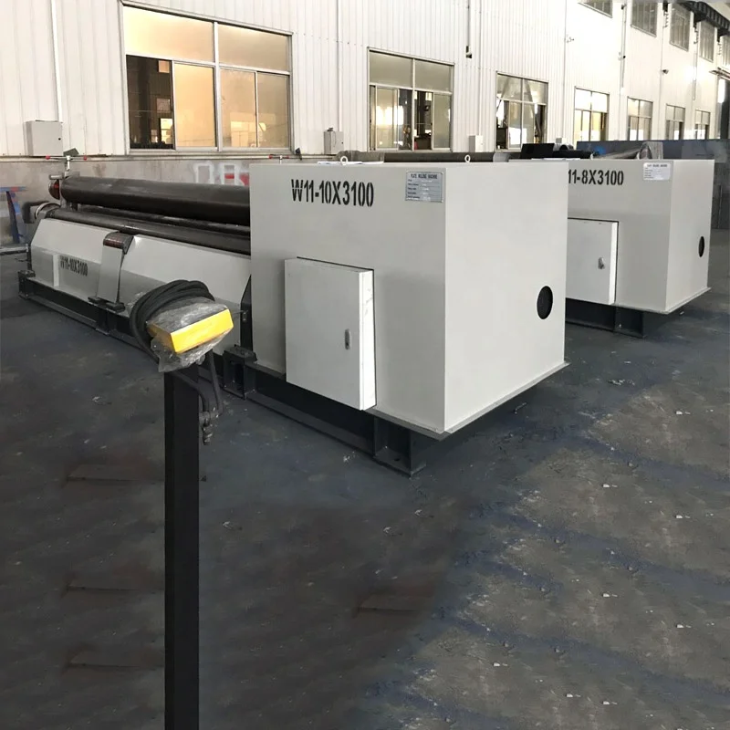 
Наньтун Yeshun зарубежных услуг cnc бендер Профилегибочная машина цена W11 серии стальной пластины прокатки машина 