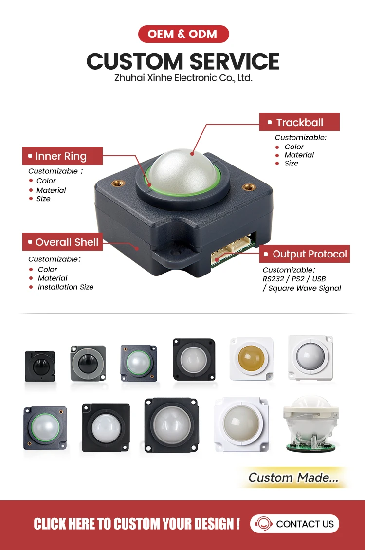 Xinhe Diy Trackball Home Arcade Mechanism Huge Computer Fashion ...