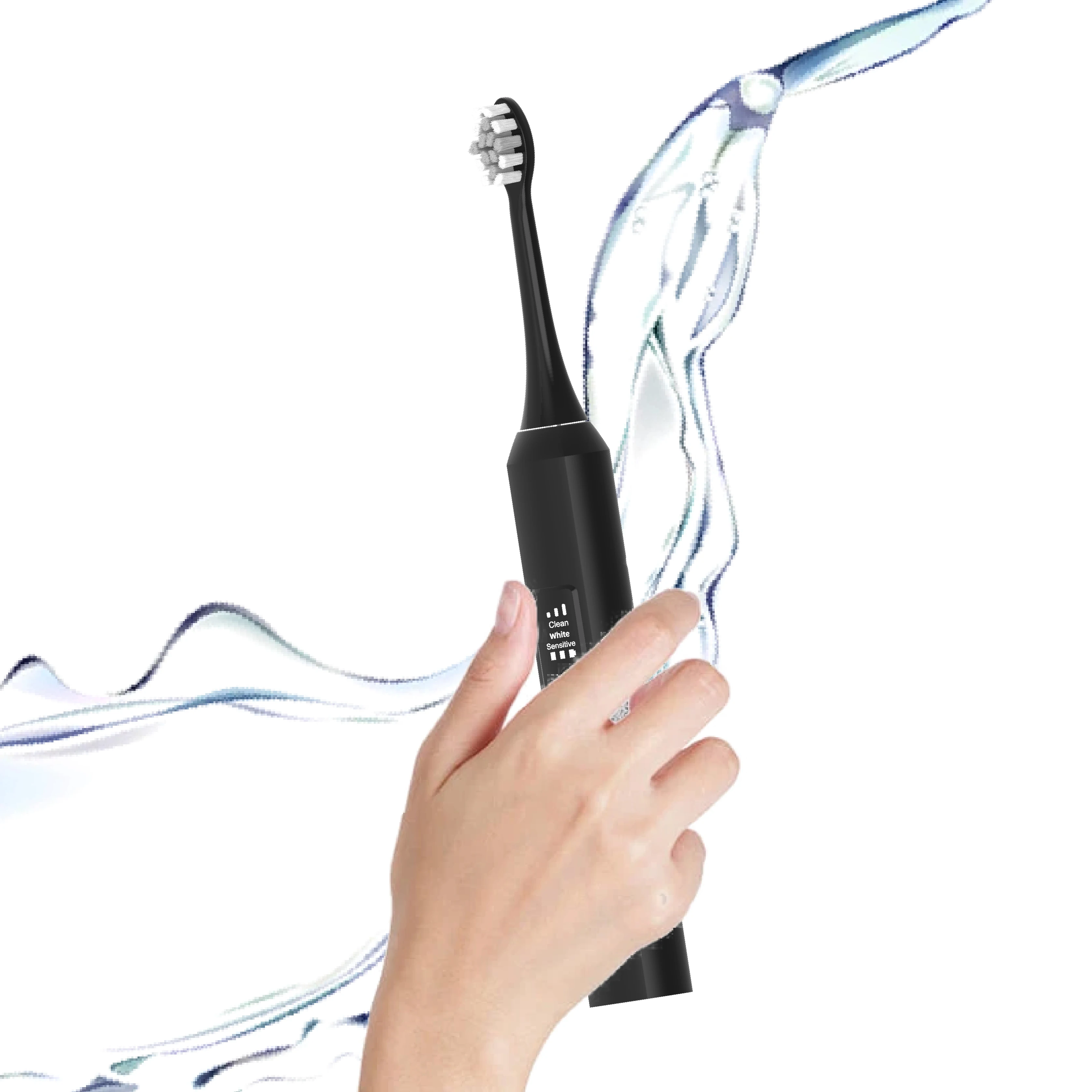 IPX7 Waterproof High Quality Ultra Sonic Super Wireless Adult Electr Sonic Toothbrush details