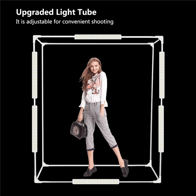 High Quality Professional Photography Light Cube Studio Box Puluz 200cm  Adult Model Portrait Photo Studio Box Large