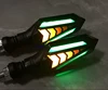 ไฟ DRL สีเขียว + ไฟแบ็คไลท์สีน้ำเงิน + ไฟเลี้ยวแบบไล่ระดับสีเหลือง