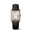rose gold case white dial