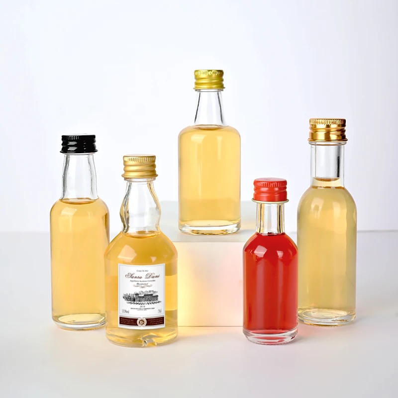 30ml 40ml 50ml 100ml Various Styles of Glass Small Wine Bottles White Wine Bottles