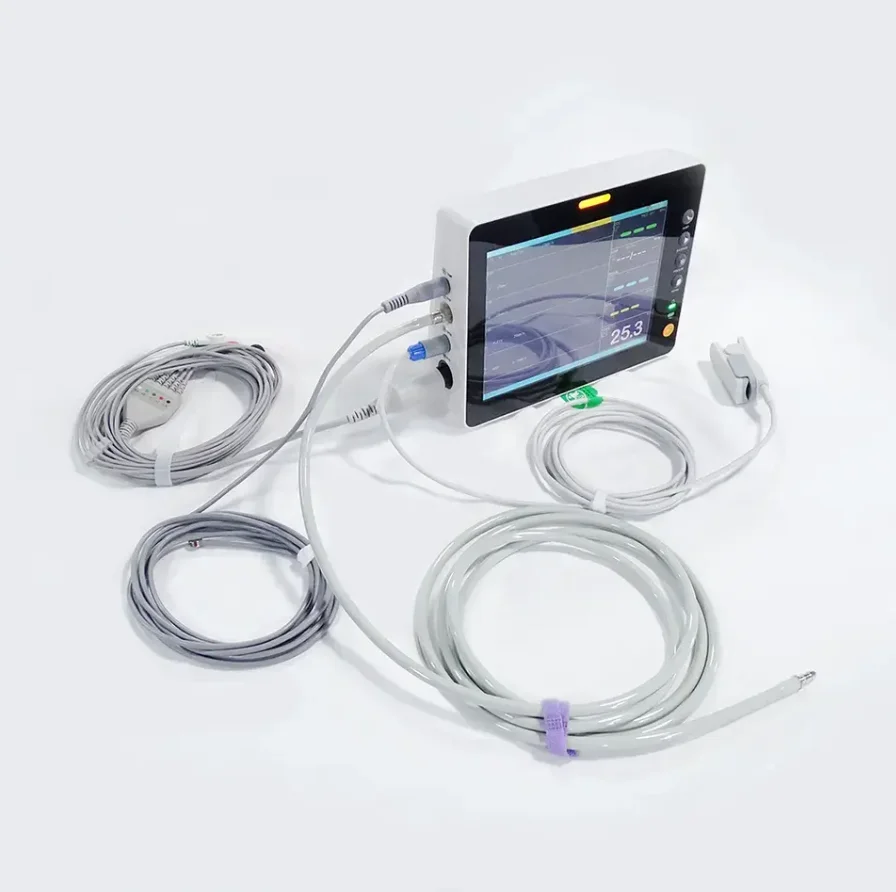 Veterinary Equipment Lcd Display Multi-parameter Veterinary Vital Signs Monitor With Anti Defibrillation Design