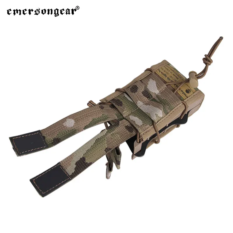 
Emersongear тактическая камуфляжная армейская винтовка 5,56, двойная Магнитная сумка Molle, двойная сумка для страйкбола 
